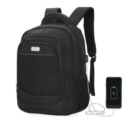 Mochila para Notebook 15,6 Polegadas com USB Personalizada