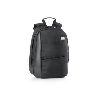 Mochila para Notebook 15.6 em Couro Sintético com Placa Personalizável Personalizada