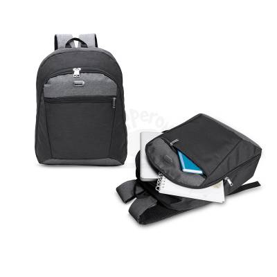 Mochila para Notebook em Nylon com Bolso Frontal Personalizada