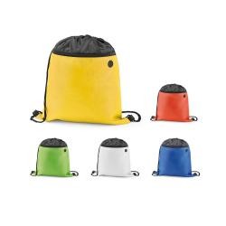 Mochila Saco de Nylon 210d 40x35cm Com Bolso Frontal Personalizada
