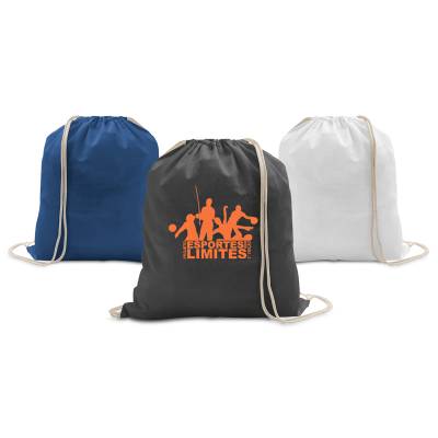 Mochila Saco em Algodão 41x37cm Personalizada