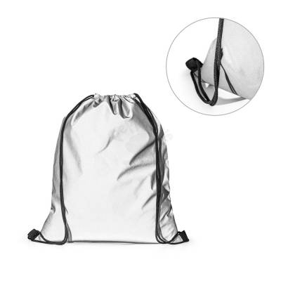 Mochila Saco Prateado para Brindes
