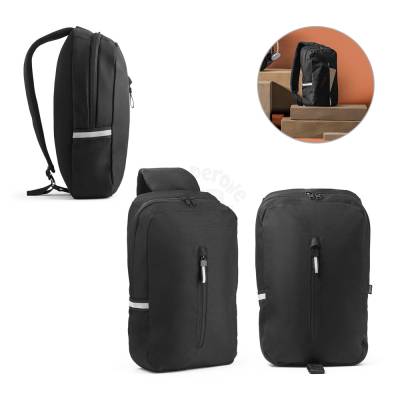 Mochila Tiracolo em rPET 34cm Personalizada