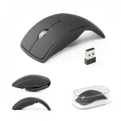 Mouse Wireless Dobrável 2.4g Com Receptor Usb Personalizado