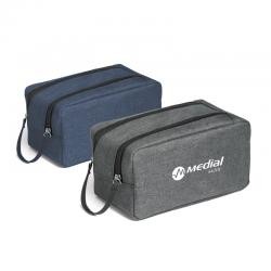 Necessaire de Nylon 600d 22 Cm Com Alça Lateral Personalizada