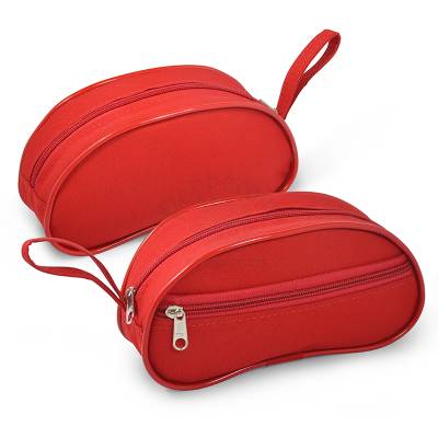 Necessaire em Oxford com Bolso Frontal e Alça de Mão Personalizada