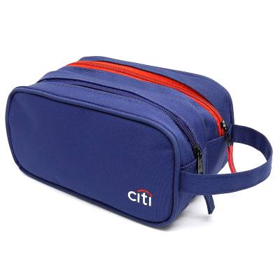 Necessaire em Oxford com Zíper e Alça de Mão Personalizada