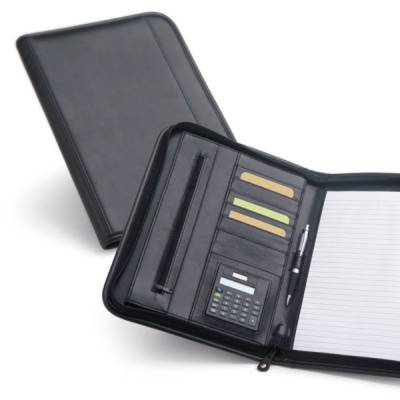 Pasta A4 em Couro Sinético Promocional