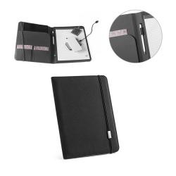 Pasta A4 em Poliéster Reciclado com Caderno Pautado Personalizada
