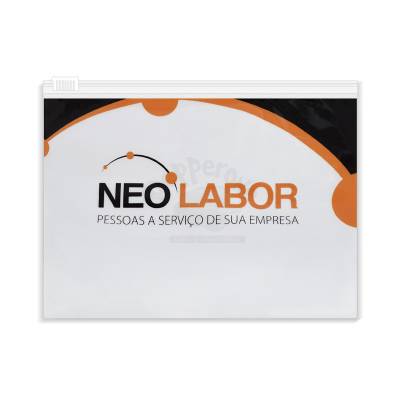 Pasta Zip Cristal para Brindes