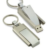 Pen Drive Chaveiro de Metal 9,3 Cm Personalizado