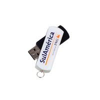 Pen Drive Giratório de Metal Personalizado