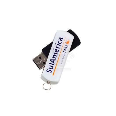 Pen Drive Giratório Personalizado para dar de Brin