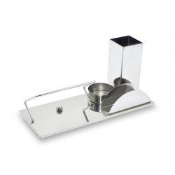 Porta Caneta com Porta Cartão Promocional