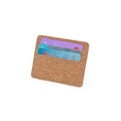 Porta Cartão em Cortiça com Sete Compartimentos Personalizado