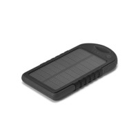 Power Bank Solar 2000mAh com Bateria de Lítio e Cabo USB Personalizado