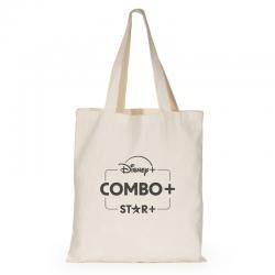 Sacola de Algodão Orgânico 120 g/m² com Alças de 60 cm Personalizada