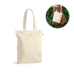 Sacola de Algodão Reciclado 42x38x10 cm com Alças de 65 cm Personalizada