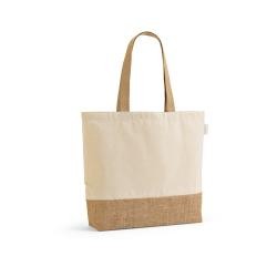 Sacola de Algodão Reciclado com Base de Juta Personalizada