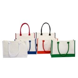 Sacola de Lona Resistente 42,5x30 cm Personalizada