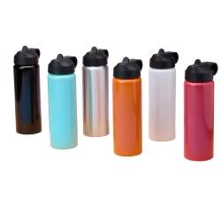 Squeeze de Alumínio 800ml com Tampa e Bico Flip Personalizado
