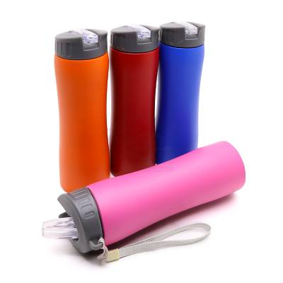 Squeeze de Metal Inox 600ml com Alça de Nylon Personalizado