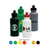 Squeeze de Plástico 500 ml com Tampa Rosqueável Personalizado