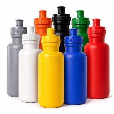 Squeeze de Plástico 500ml com Tampa Rosqueável e Bico Dosador Personalizado