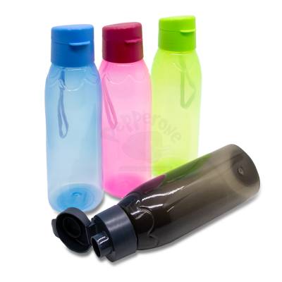 Squeeze de Plástico PP Translúcido 650ml com Alça de Nylon Personalizado