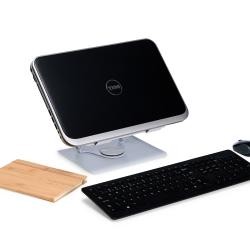 Suporte Articulado Para Notebook Em Aço Com Base Giratória 360° Personalizado