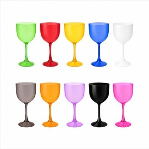 Taça de Gin Bicolor 550ml Em Poliestireno Personalizada
