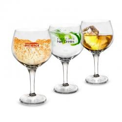 Taça de Vidro 600ml com Haste Alta Personalizada