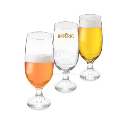 Taça para Cerveja 300ml em Vidro Design Floripa Personalizada